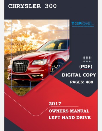 2017 chrysler 300 owners manual